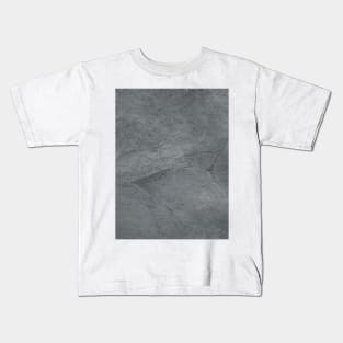 grey metallic texture background Kids T-Shirt